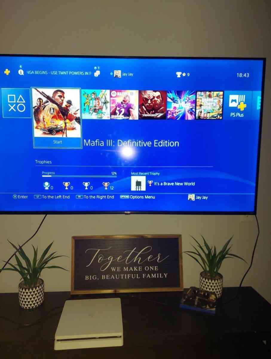 PS4 Slim White - Mcdonough, Georgia - FleaMarketBay