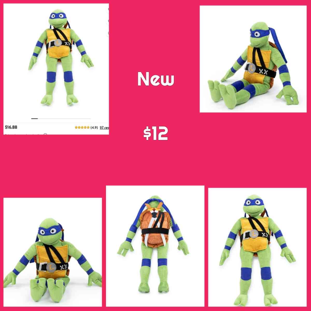 TMNT Pillow buddies - Edmond, Oklahoma - FleaMarketBay