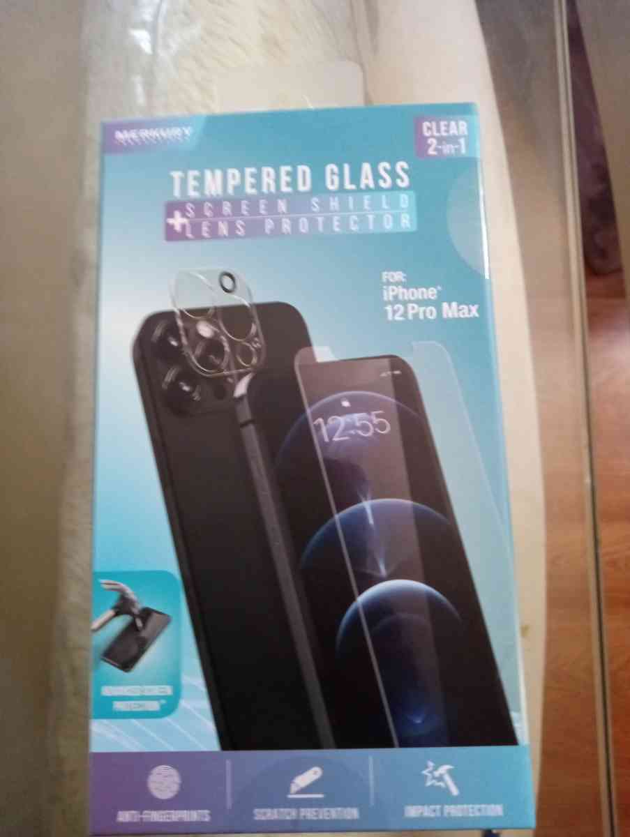 iPhone 12 pro max Tempered glass protector - Los Angeles, California