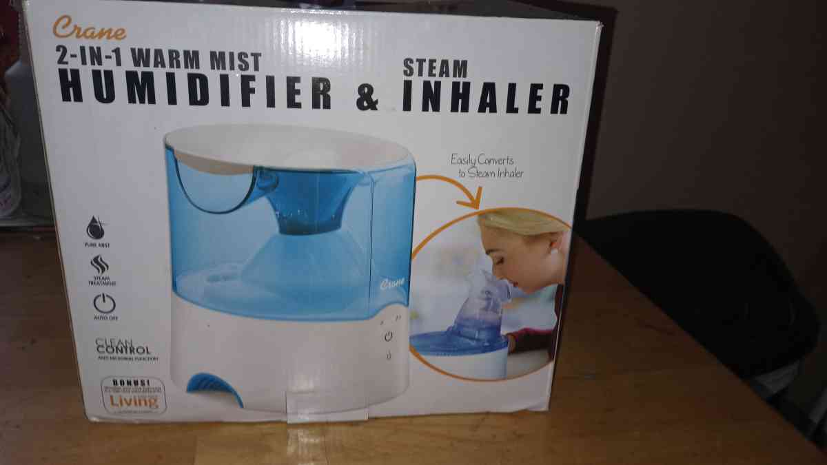 two in one warm mist humidifier and steam inhaler - Warren, Ohio - FleaMarketBay
