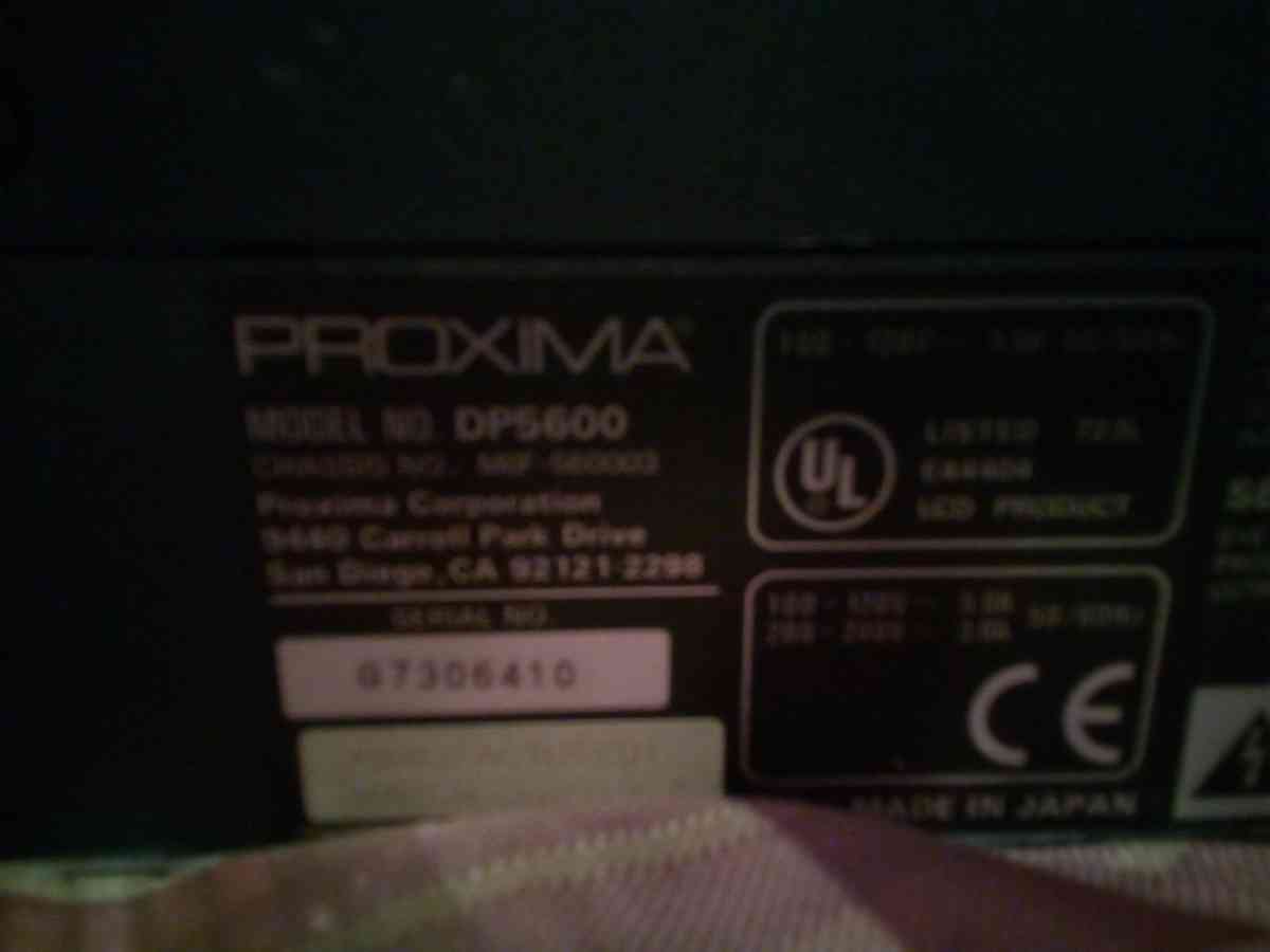 proxima desktop projector 5600 - Stockton, California - FleaMarketBay