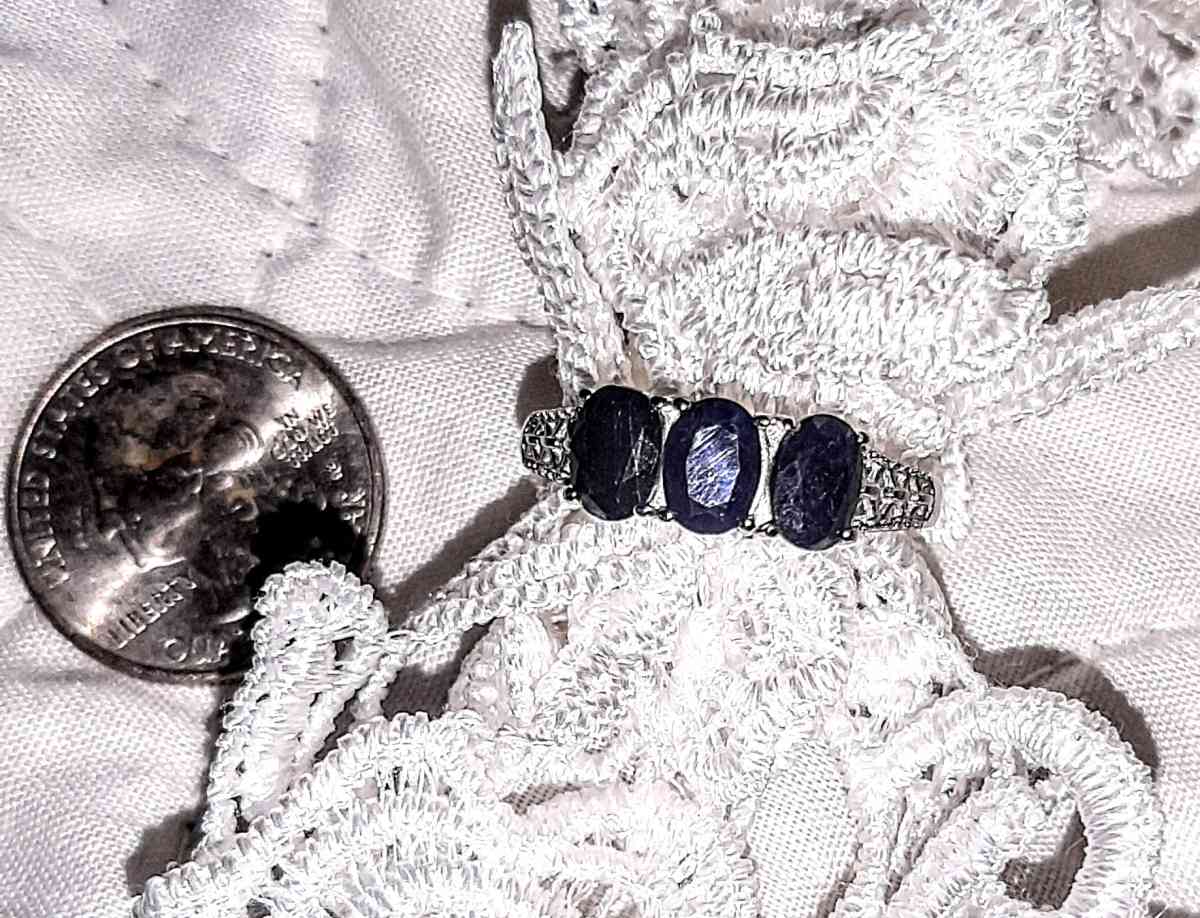 Midnight Sapphire Ring  Size 10 - Englewood, Florida - FleaMarketBay