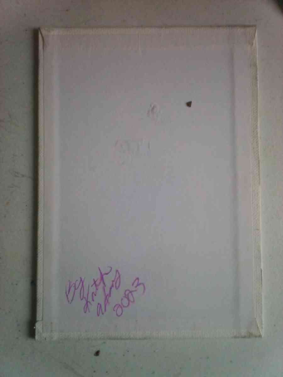 charcoal canvas drawing - Shell Knob, Missouri - FleaMarketBay