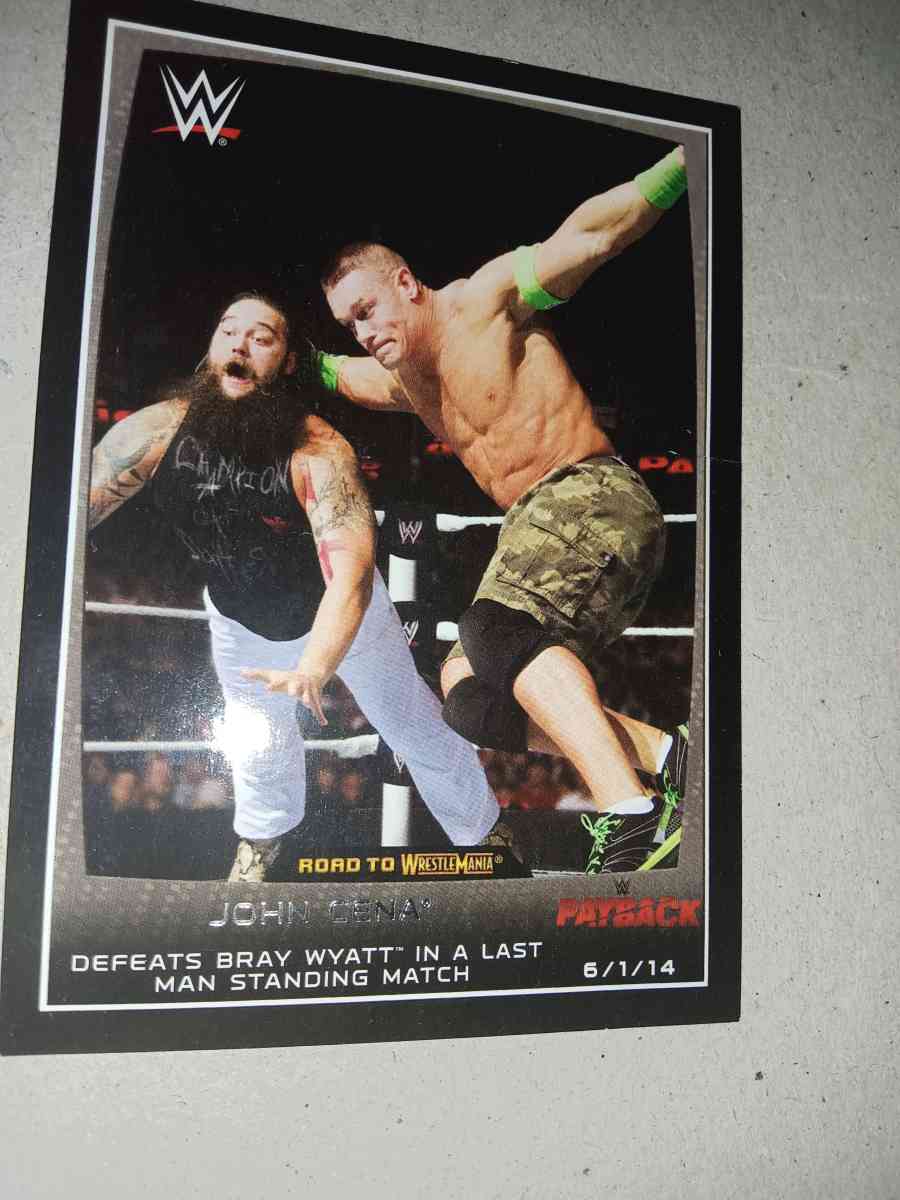WWE trading cards - Abington, Pennsylvania
