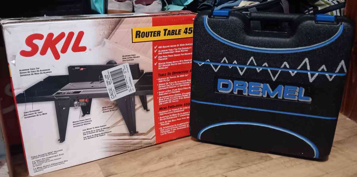 dremel high speed rotory saw and skil router table - Dalton, Georgia