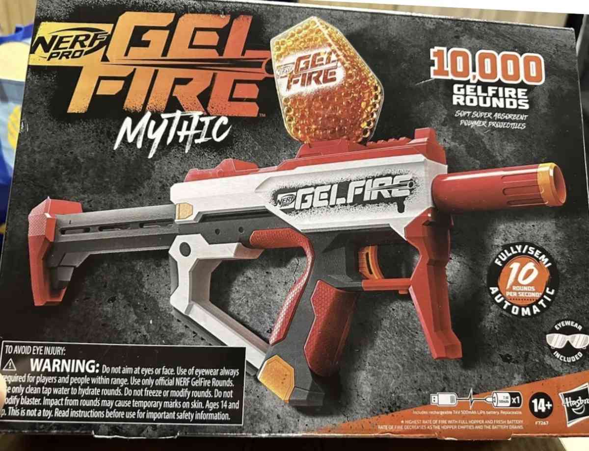 Nerf Pro Gel Fire Mythic New in Box - Freeland, Pennsylvania - FleaMarketBay