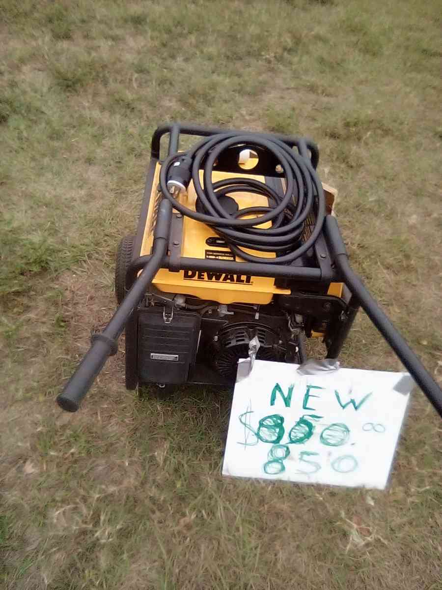 DeWalt DG 6000e fully functioning never used generator - Clearwater, Florida - FleaMarketBay