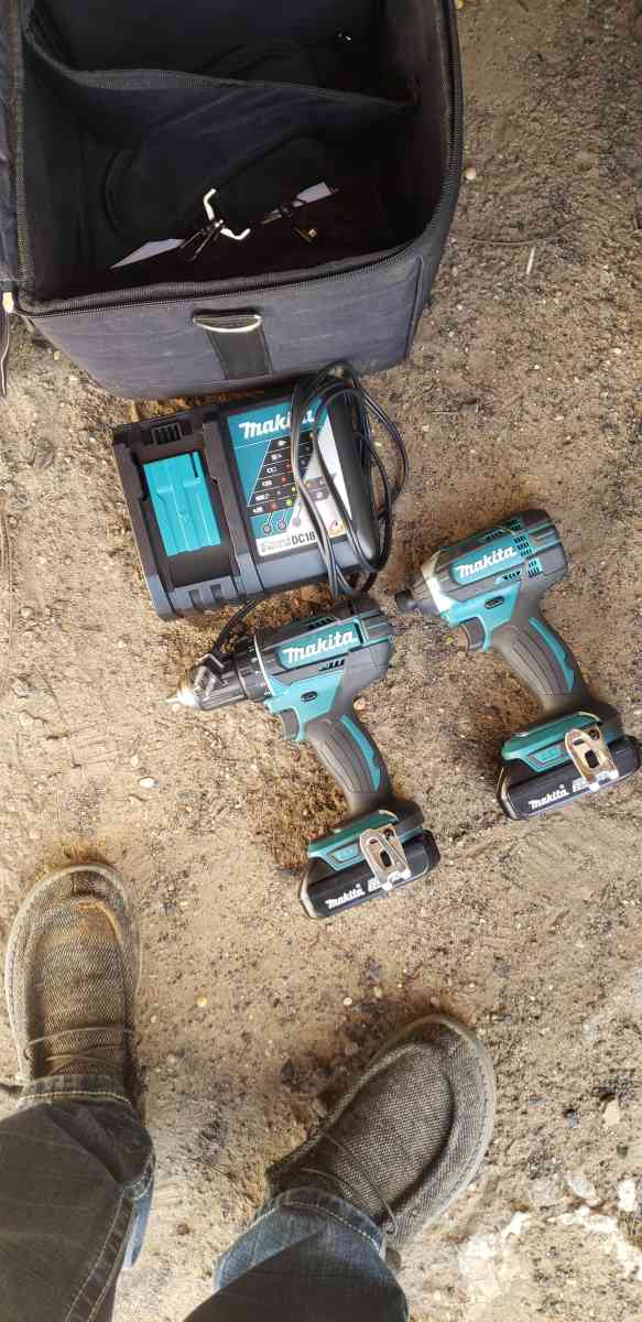 makita impact  drill combo new