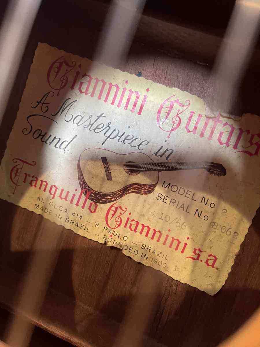 vintage Giannini masterpiece guitars guitar - Lyndhurst, New Jersey - FleaMarketBay