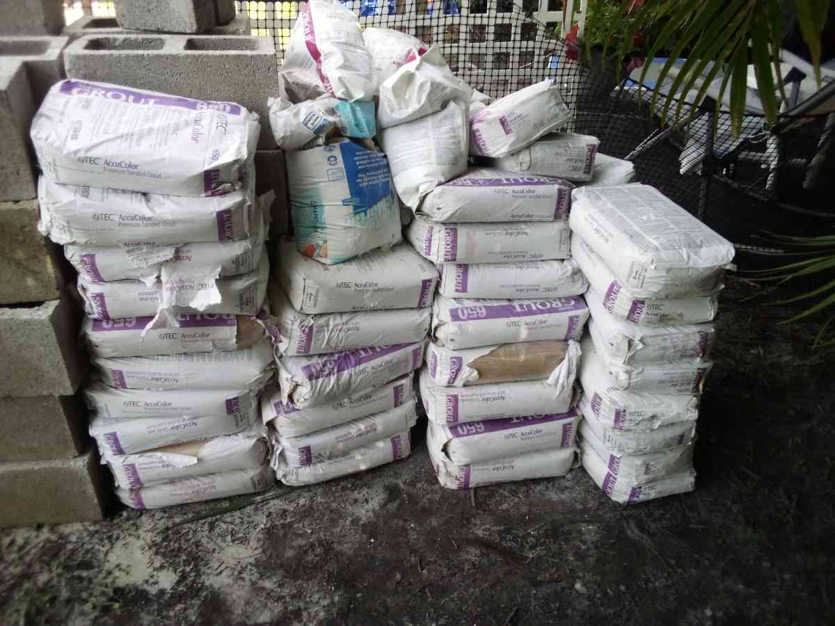 Premium Sanded Grout - Bonita Springs, Florida - FleaMarketBay