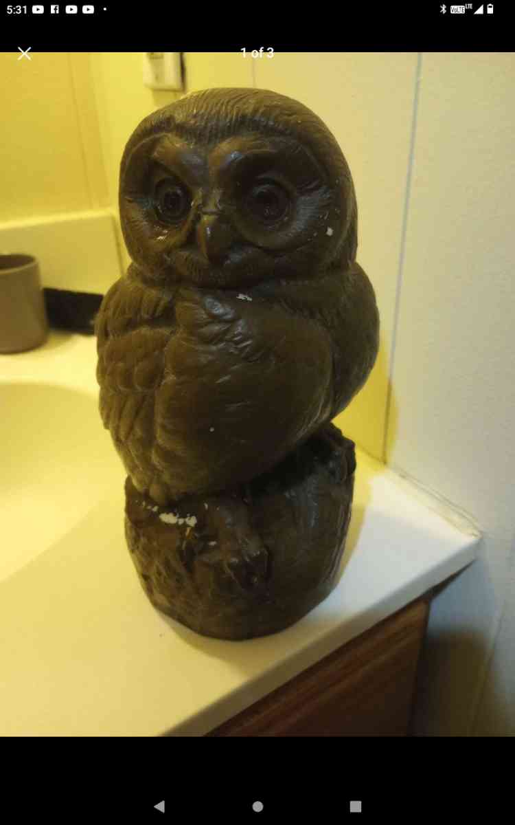 mid century bronze owl signed by the artist - Baltimore, Maryland