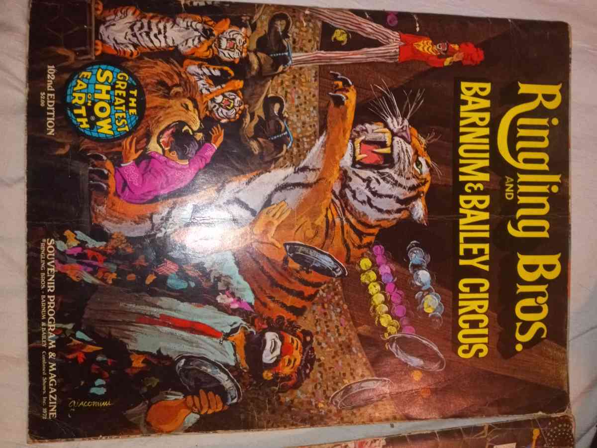 original 1970   Ringling bros  magazine - Saint Petersburg, Florida - FleaMarketBay