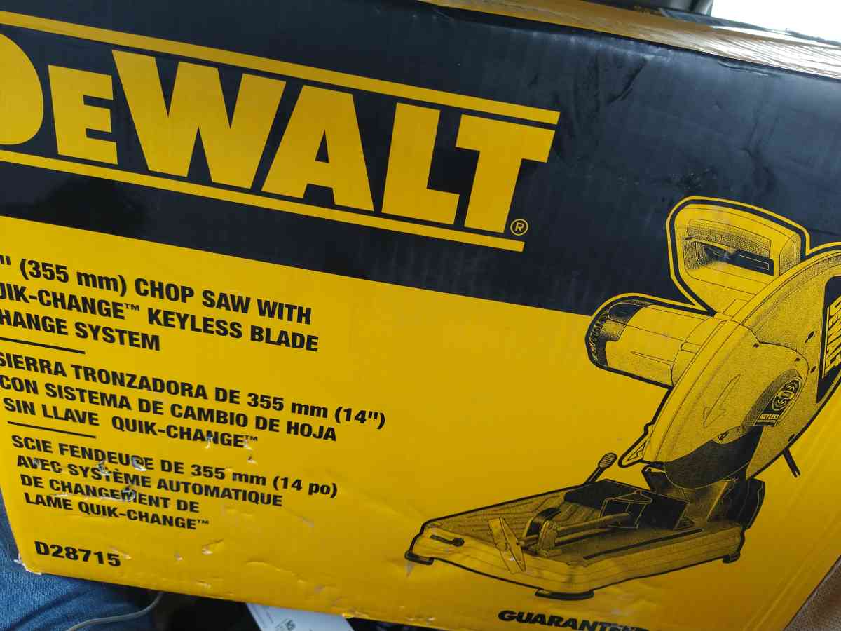 DeWalt 14 in Chop Saw - Saint Helens, Oregon