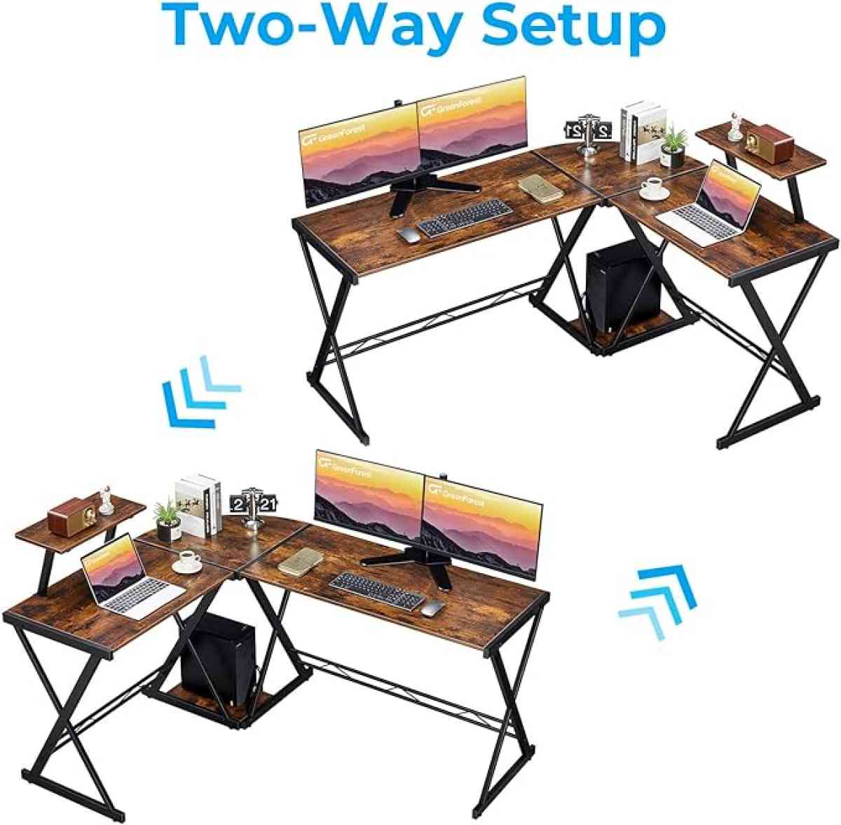 L shaped desk - Chico, California - FleaMarketBay