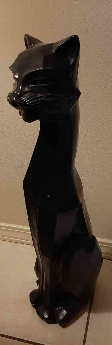 vintage Black Cat Statue - Dover, Arkansas - FleaMarketBay