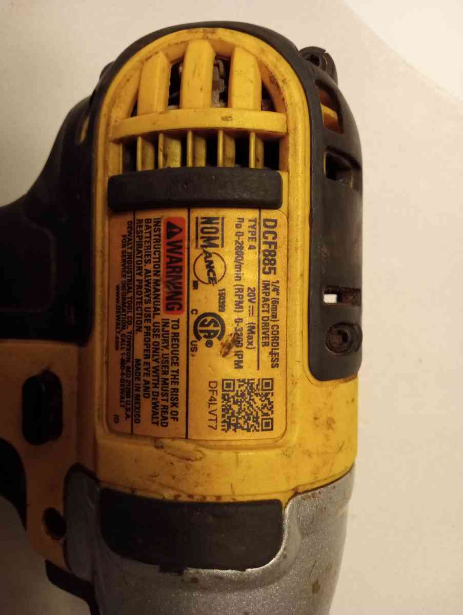 DeWalt impact driver and saw