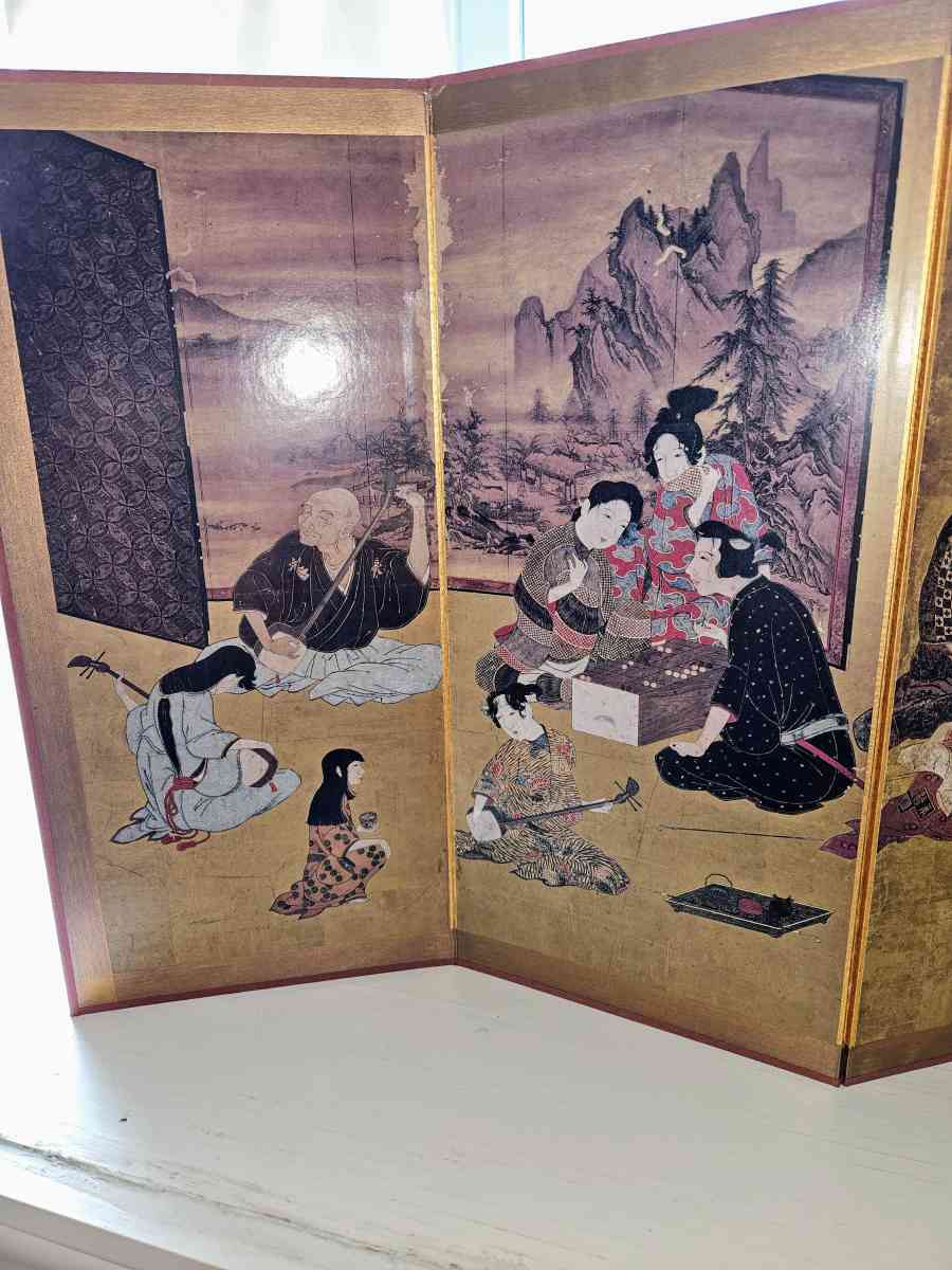 Japanese Foldout Artwork - Houston, Texas - FleaMarketBay