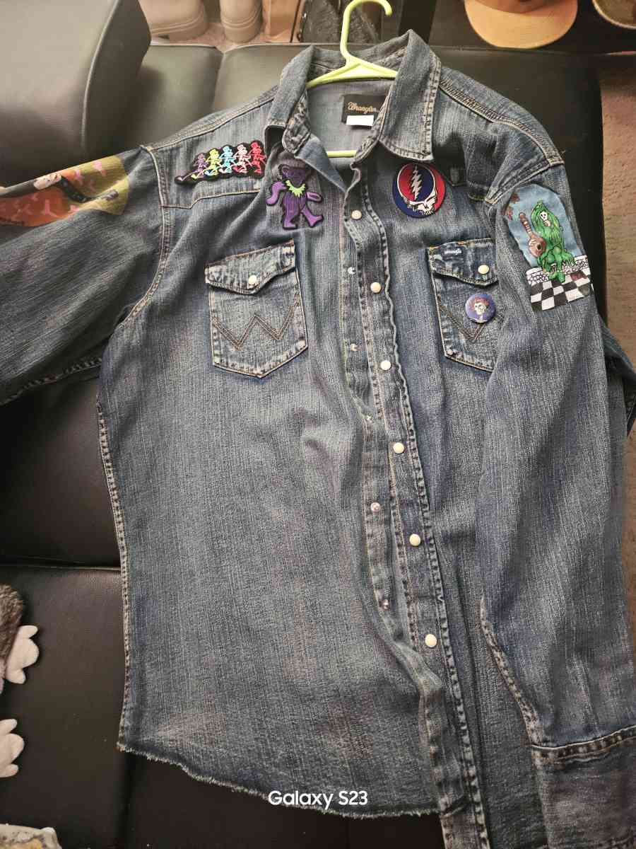 GRATEFUL DEAD Jean jacket 2xl - Lumberton, New Jersey - FleaMarketBay