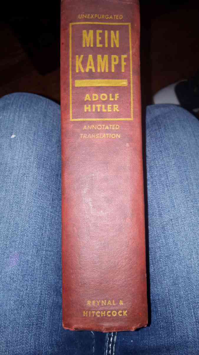MEIN KAMPF ADOLPH HITLER 1939 BOOK - Ostrander, Ohio - FleaMarketBay