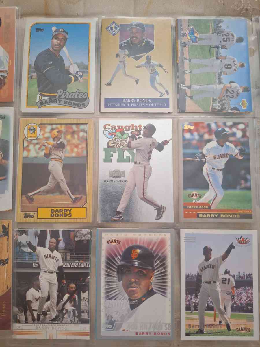 Barry bonds cards front to back in mint condition too - Miamisburg, Ohio - FleaMarketBay