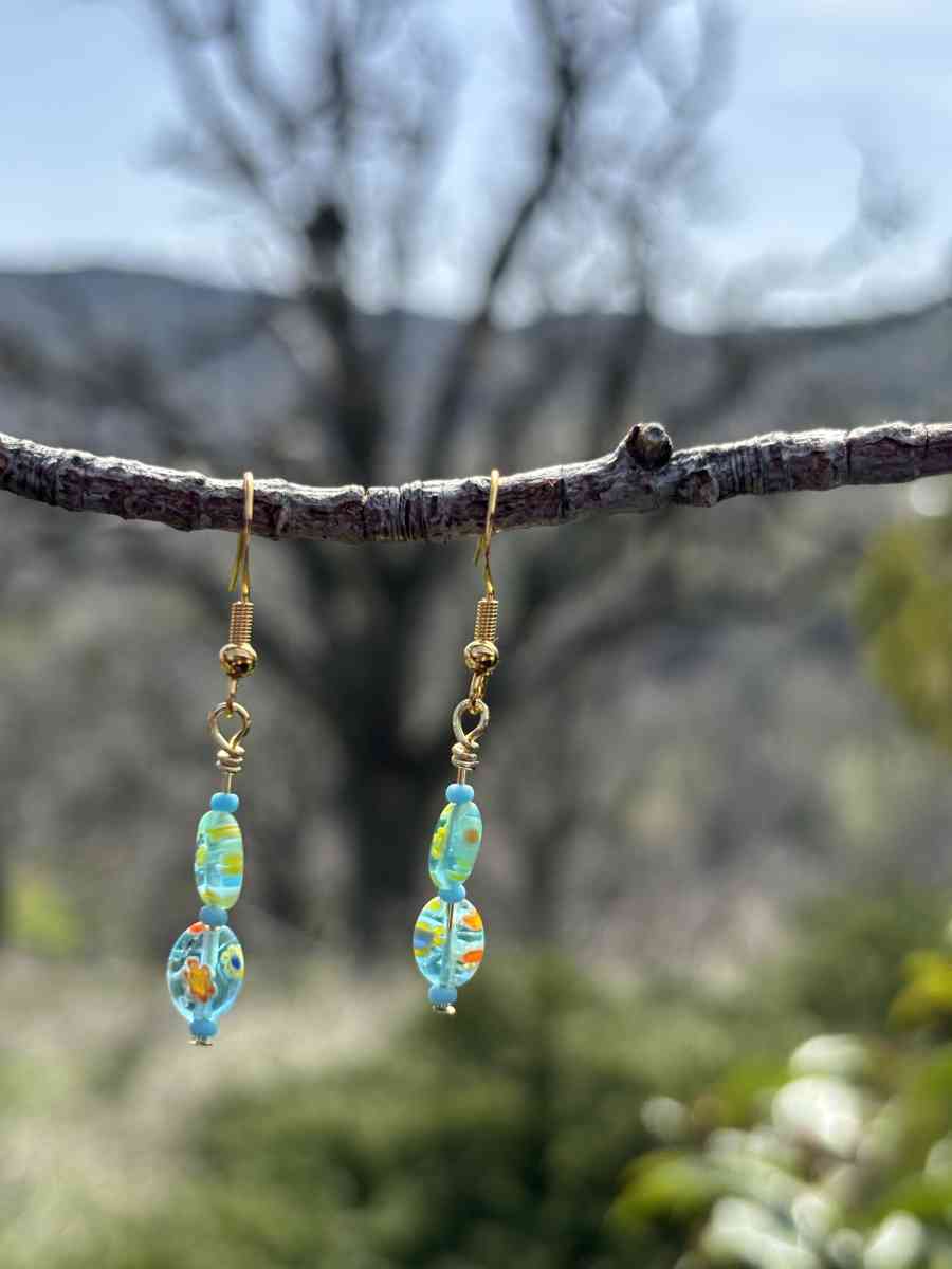 handmade glass bead earrings - Tehachapi, California - FleaMarketBay