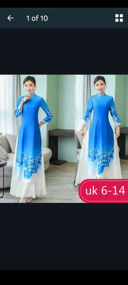 Blue Asain Womens Outfit - Alliance, Ohio - FleaMarketBay