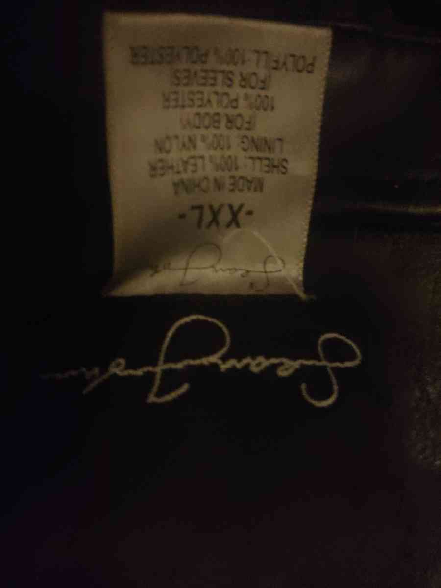 black leather motorcycle jacket - Phenix City, Alabama - FleaMarketBay