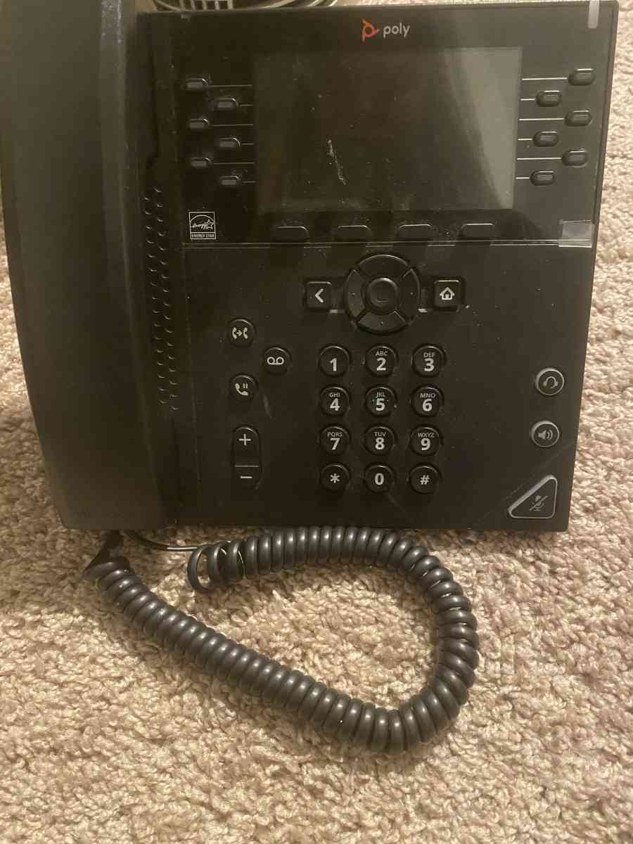 Polycom VVX 450 Business IP Desk Phone  Black - Atlanta, Georgia - FleaMarketBay