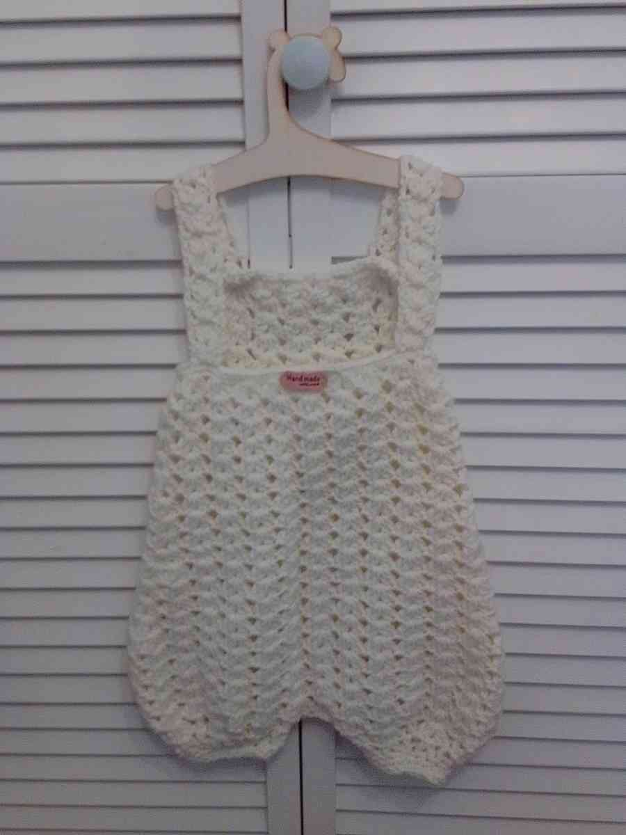 Baby Romper handcrafted by Yarn Artist The Angry Crocheter - Cuddebackville, New York - FleaMarketBay