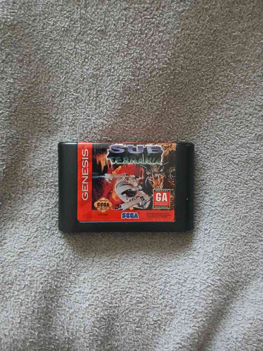 Sub Terrania Sega Genesis