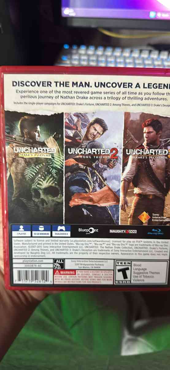 Uncharted The Collection and Uncharted 4 - Columbus, Ohio - FleaMarketBay