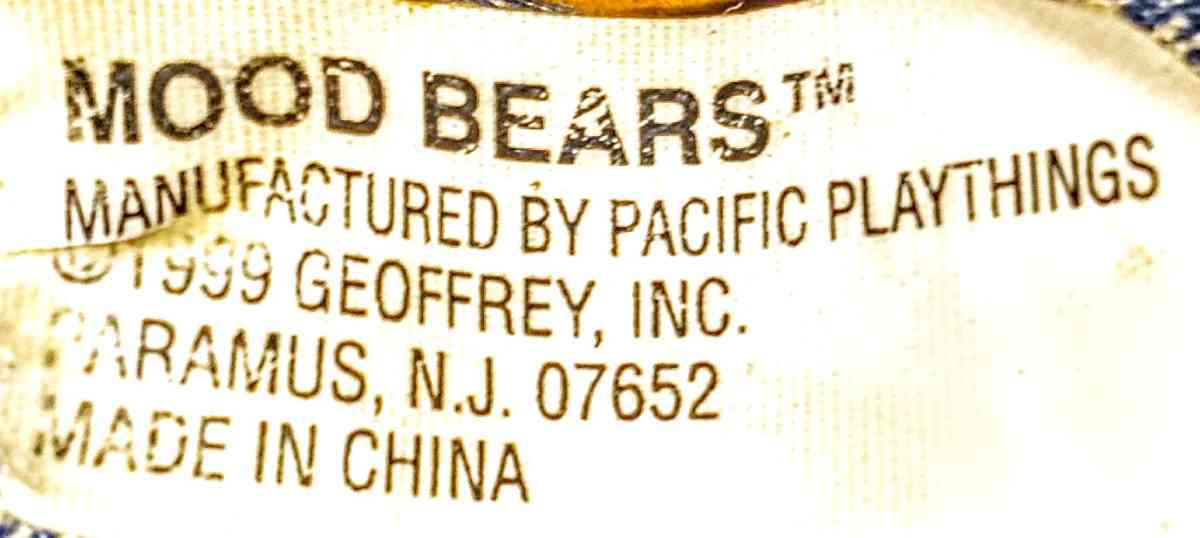 Demin Brownish Tint Mood Bear - Muldrow, Oklahoma - FleaMarketBay