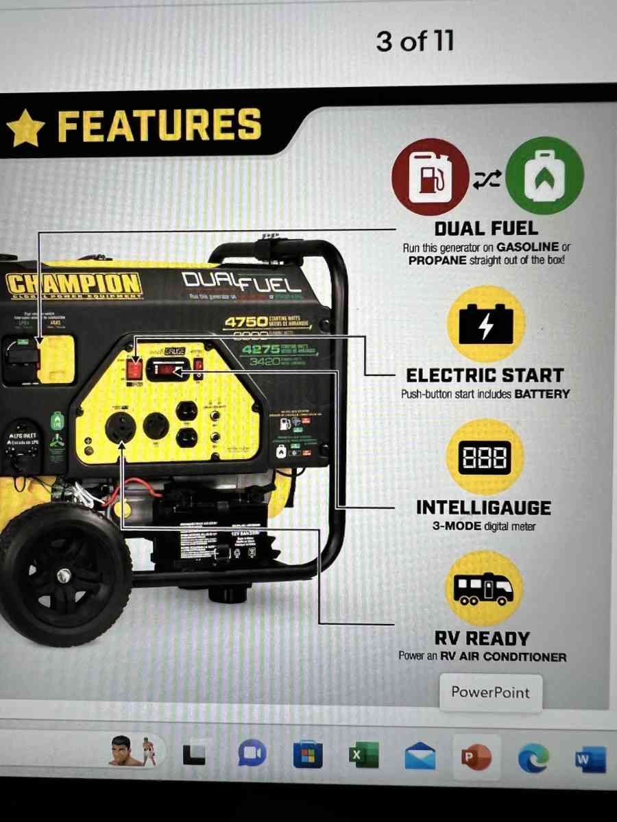generator gas and propane - Westminster, California - FleaMarketBay