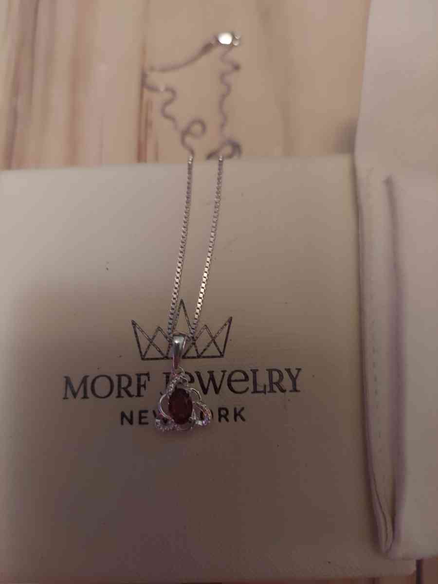 I have a sterling silver necklace  ruby necklace - Goodrich, Texas - FleaMarketBay