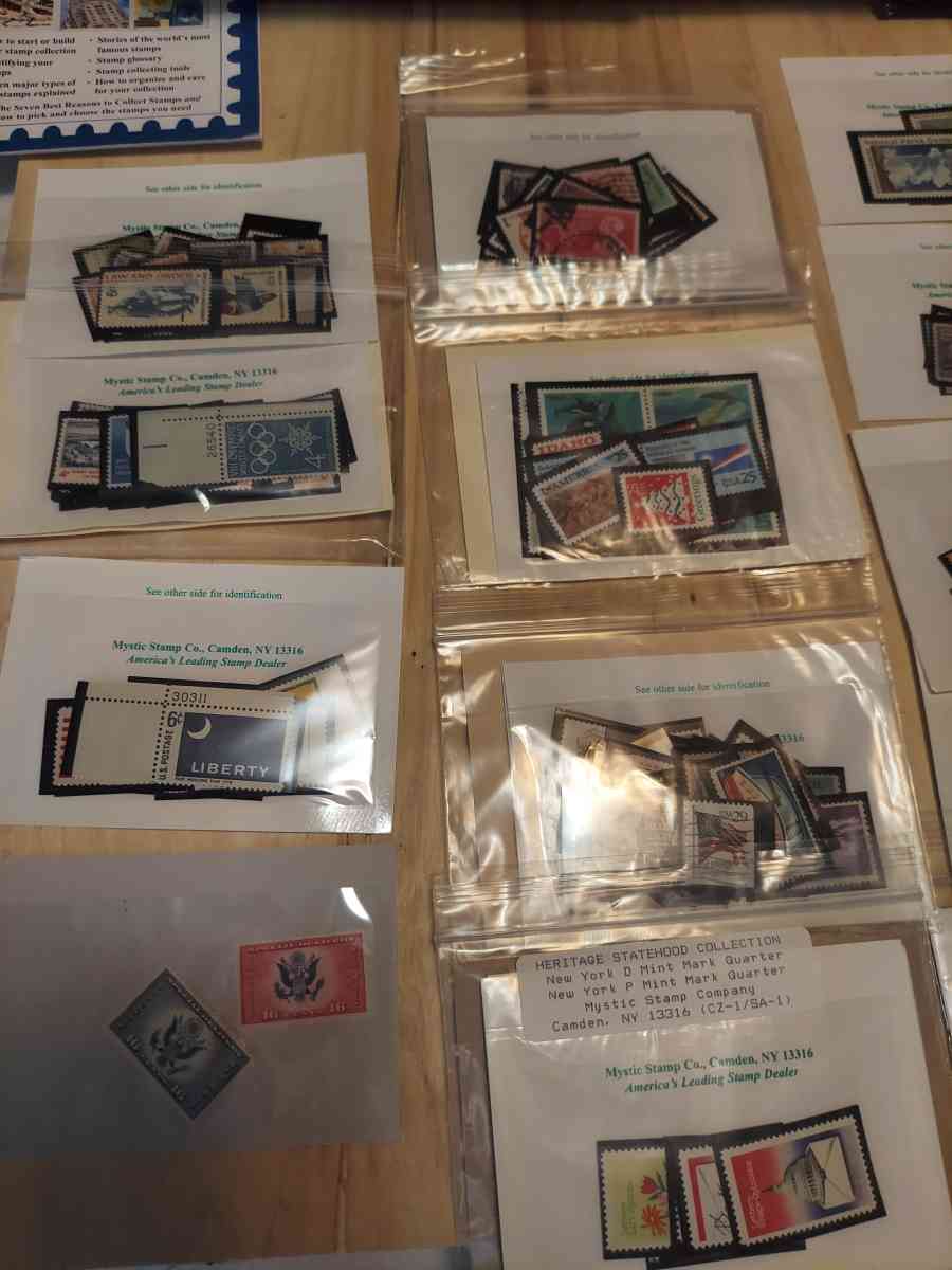 I have five hundred old post stamps and some books and some - Goodrich, Texas