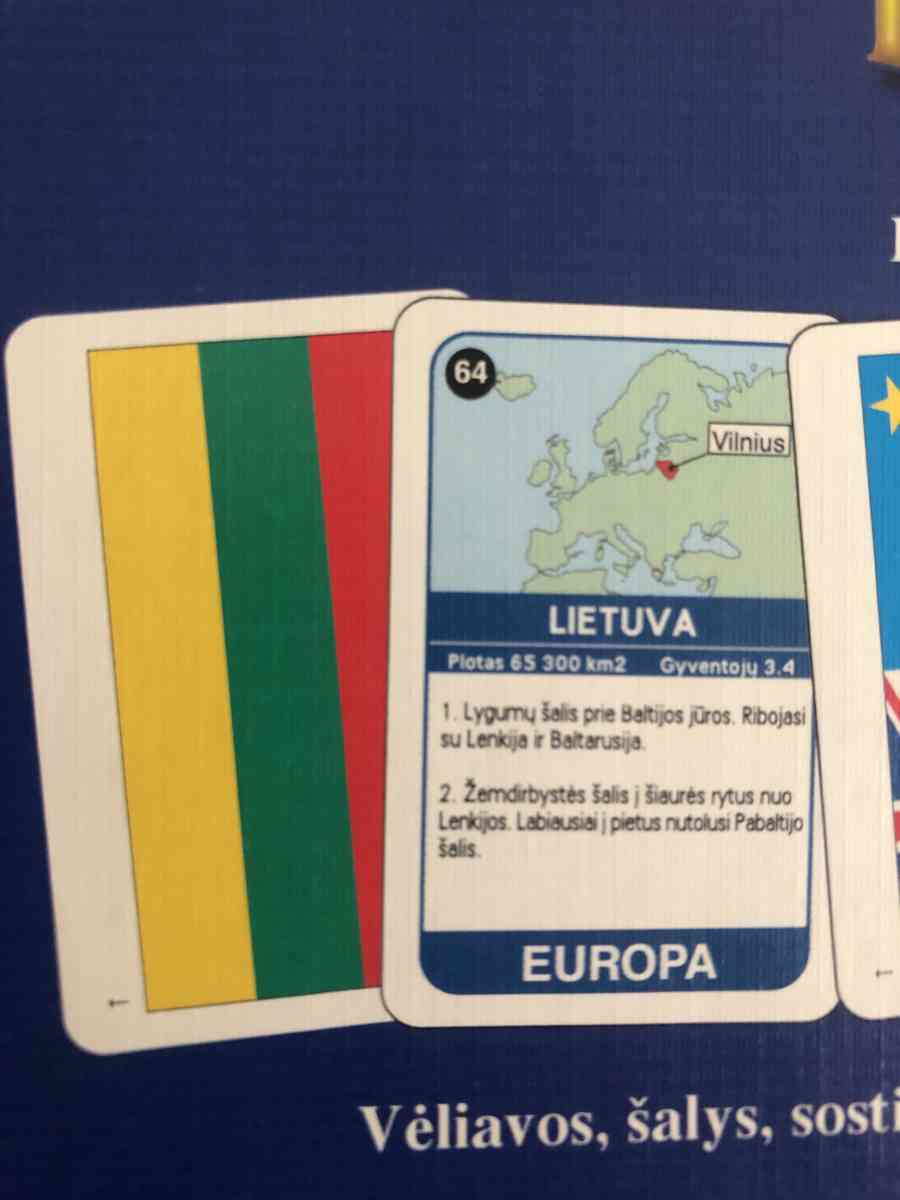 Board game Lithuanian edition - Bolingbrook, Illinois - FleaMarketBay