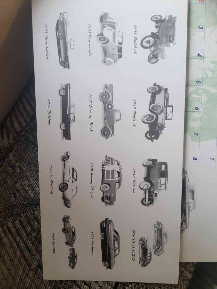 Ford motors classic collections 2006 AD calander - Cleveland, Ohio - FleaMarketBay