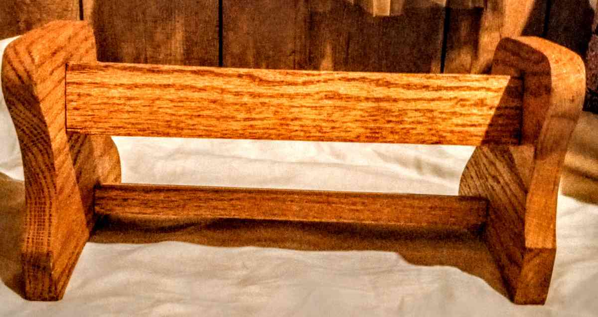 Wooden Doll Bench - Muldrow, Oklahoma - FleaMarketBay