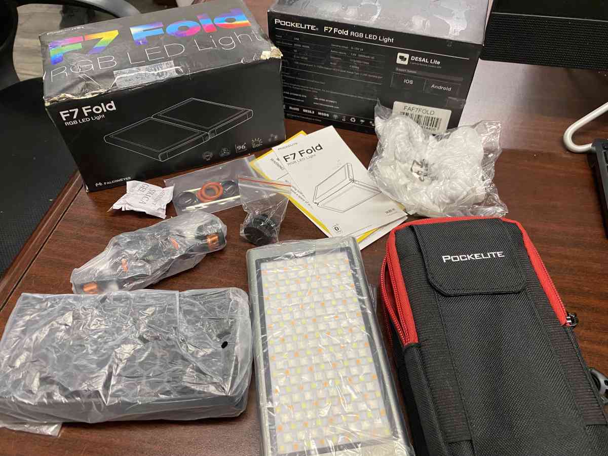 f7 Fold RGB Led Light - Elizabeth, New Jersey - FleaMarketBay