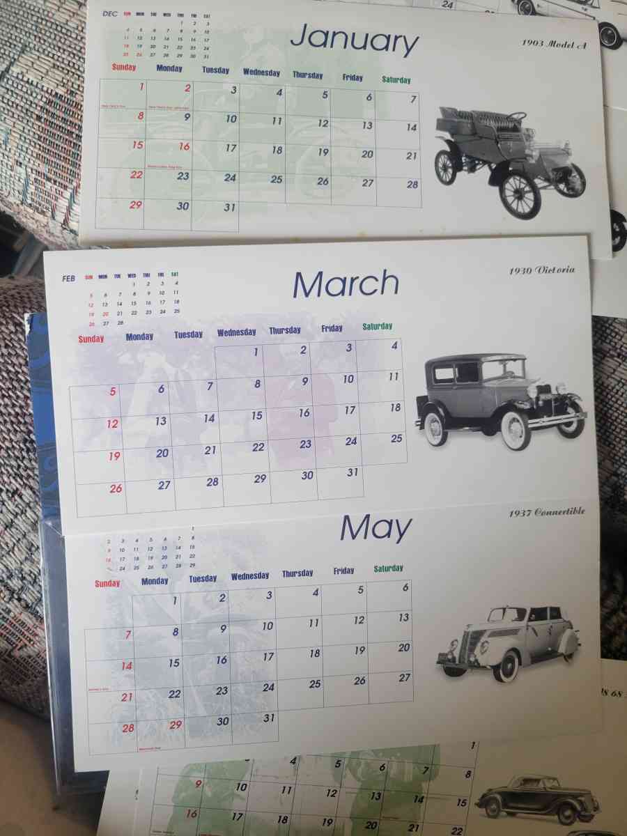Ford motors classic collections 2006 AD calander - Cleveland, Ohio - FleaMarketBay