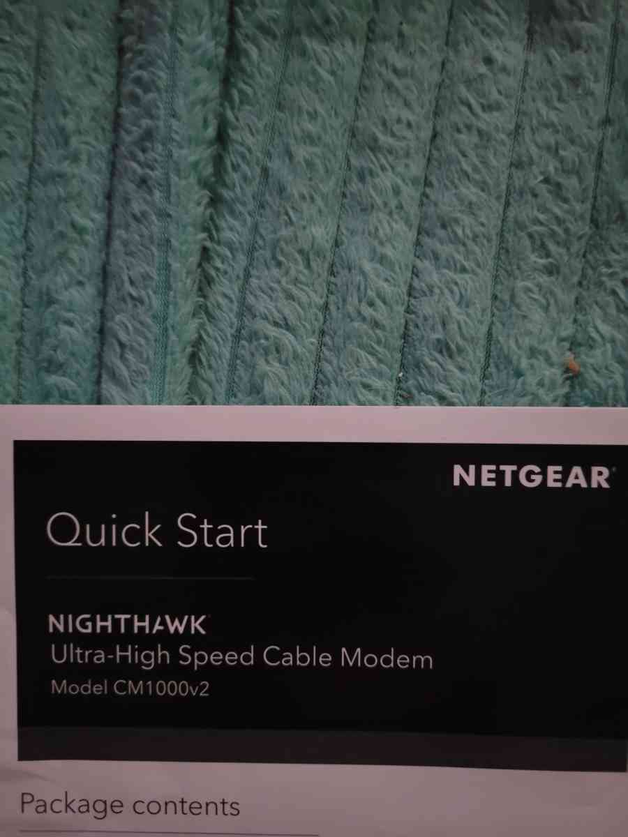 Nighthawk Netgear cable modem - Waynesville, Ohio - FleaMarketBay