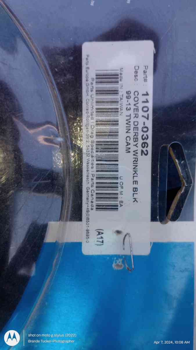 Drag Specialties Derby Cover Wrinkle Black - Greenville, Texas - FleaMarketBay