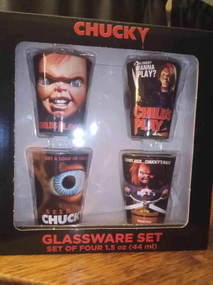4 Chucky sho glasses never been used - Bristol, Indiana - FleaMarketBay