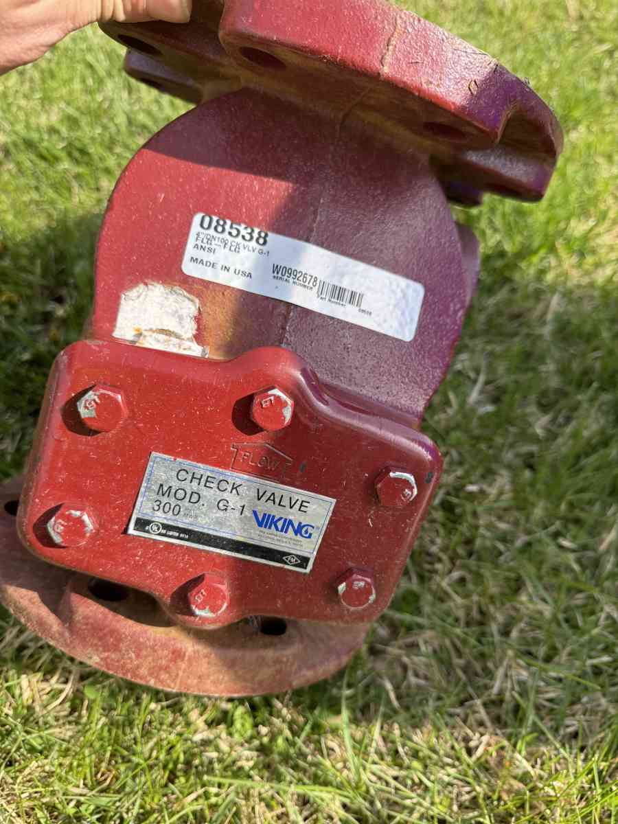 NEW Viking Fire Riser Check Valve