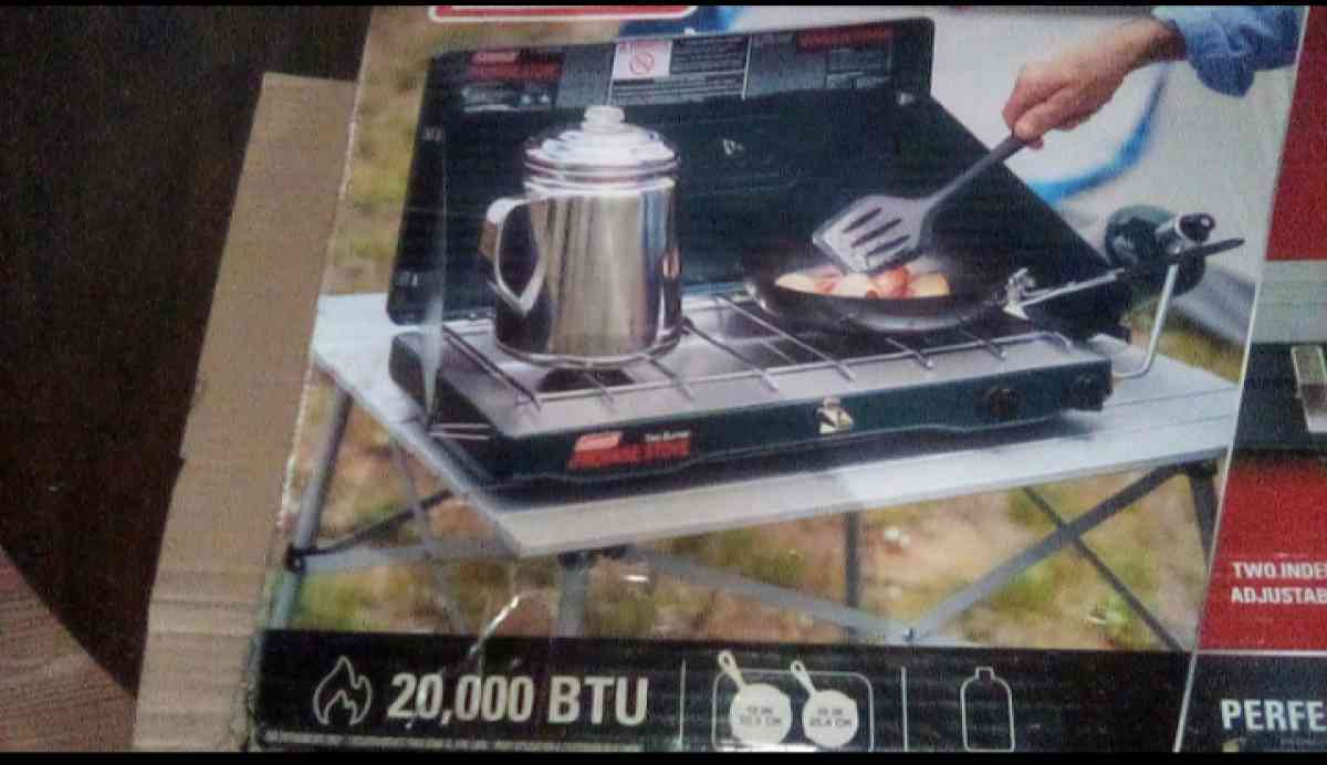 Coleman 2 burner portable propane stove - High Point, North Carolina