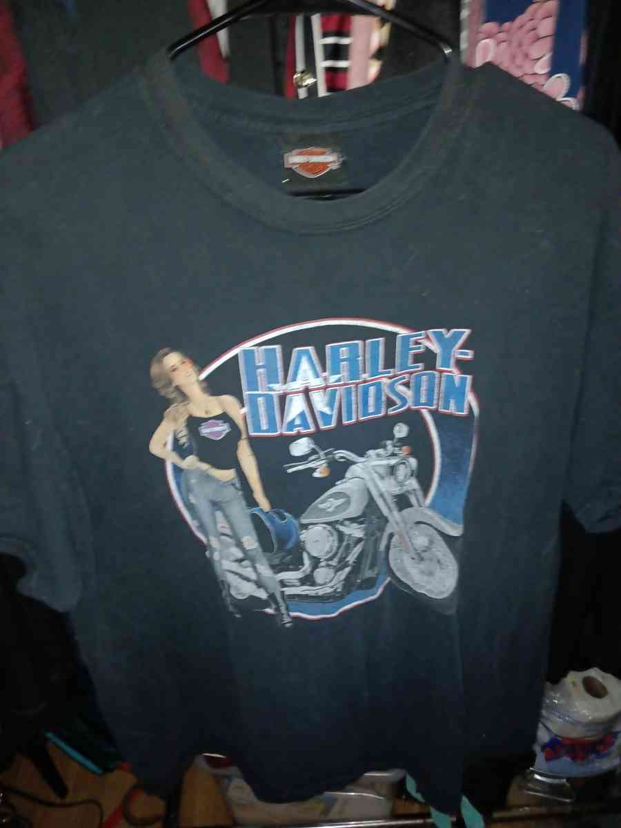 collectible mens HarleyDavidson tshirt extra large must pick - San Antonio, Texas - FleaMarketBay