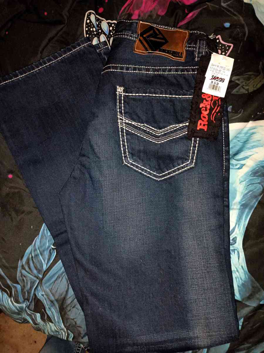 mens Rock  Roll Denim