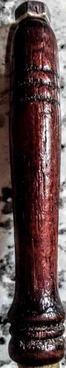 Brass Bell with Wooden Handle - Muldrow, Oklahoma - FleaMarketBay