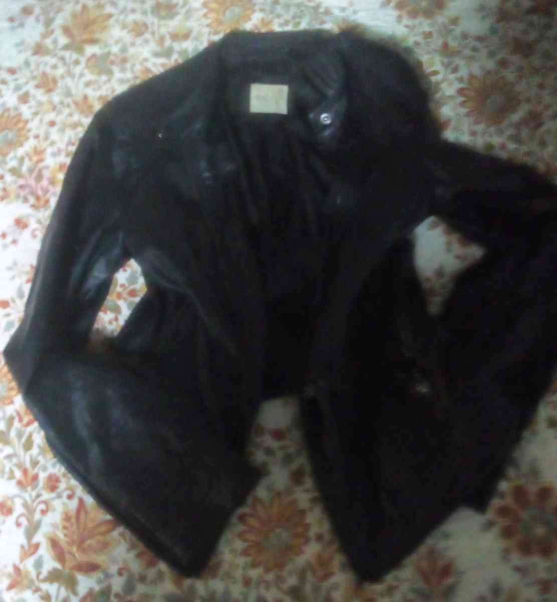 Vintage Womens Genuine Black Leather Jacket