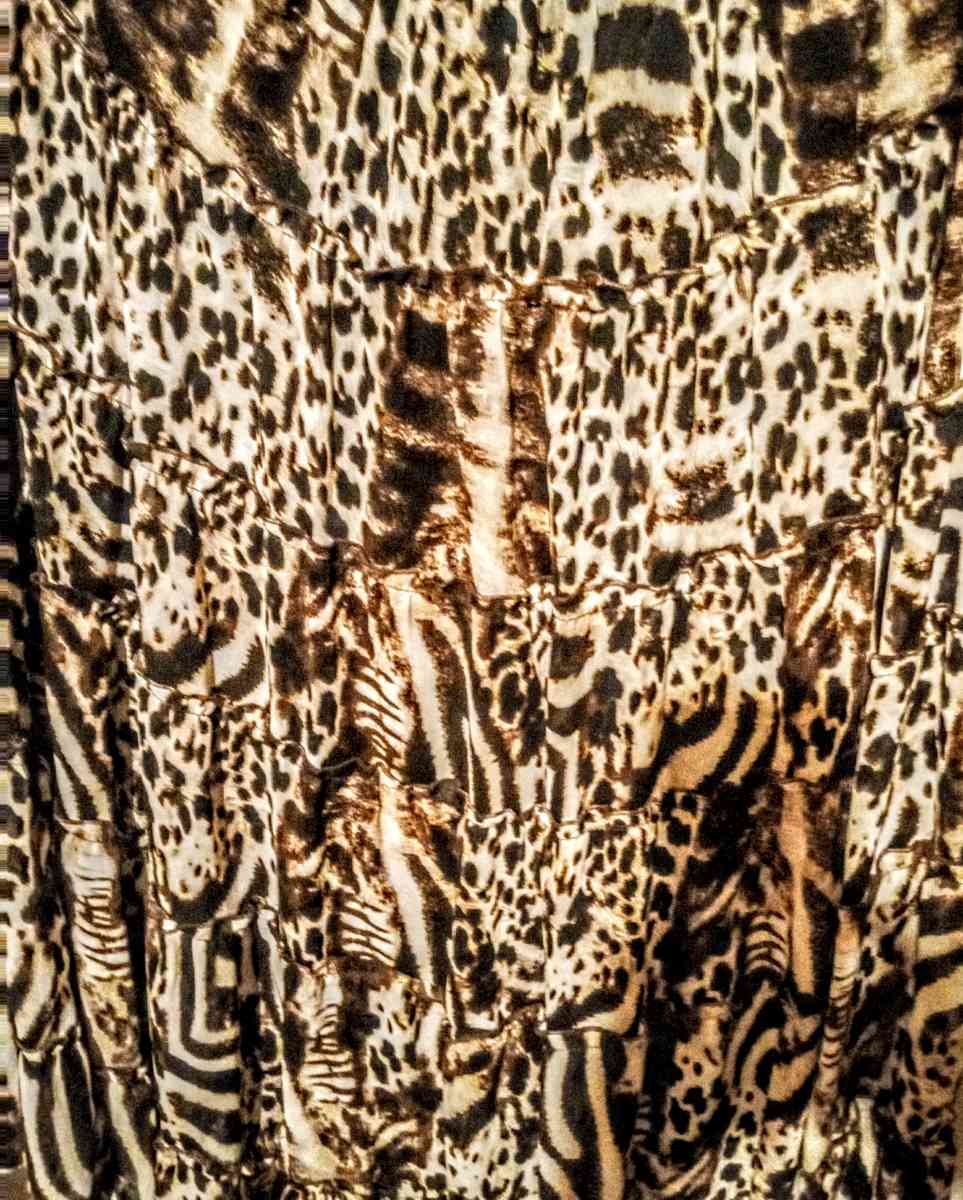 Brown and White Animal Print Skirt - Muldrow, Oklahoma - FleaMarketBay